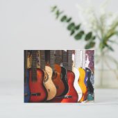 gitaren briefkaart (Staand voorkant)
