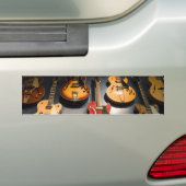  gitaren bumpersticker (Op auto)