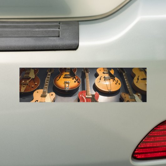  gitaren bumpersticker (Op auto)
