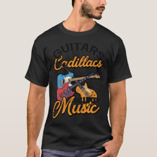 Gitaren Cadillacs Hillbilly Music - Tekst en Zoon T-shirt