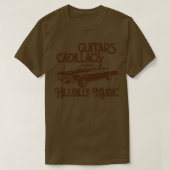 Gitaren Cadillacs Hillbilly Muziek Country Retro S T-shirt (Design voorkant)