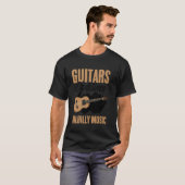Gitaren Cadillacs Hillbilly Muziek Western Land T-shirt (Voorkant volledig)