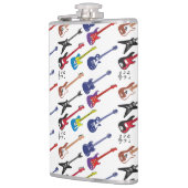 gitaren en Muzieknoten Heupfles (Links)