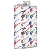 gitaren en Muzieknoten Heupfles (Rechts)