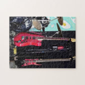 gitaren en trommels legpuzzel (Horizontaal)
