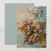 Gitaren - Flat uitnodiging formaat: 12,7 cm x 17,8 (Voorkant / Achterkant)