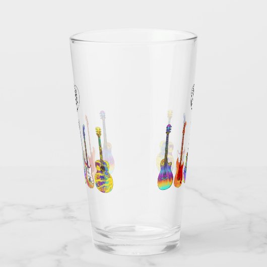 Gitaren Gepersonaliseerd Glas (Rechts)