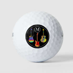gitaren gepersonaliseerd golfballen