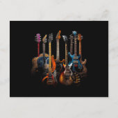 Gitaren gitaristen cadeau informatiekaartje (Achterkant)