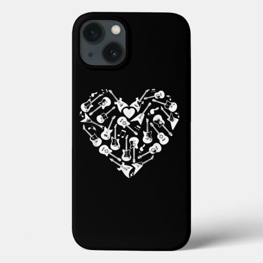 gitaren Hart gitarist Valentijnsdag Case-Mate iPhone Case (Achterkant)