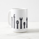 Gitaren headstock koffiemok (Voorkant links)