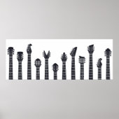 Gitaren headstock poster (Voorkant)
