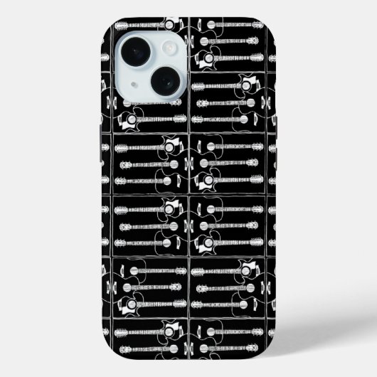 Gitaren in black Case-Mate iPhone case (Achterkant)