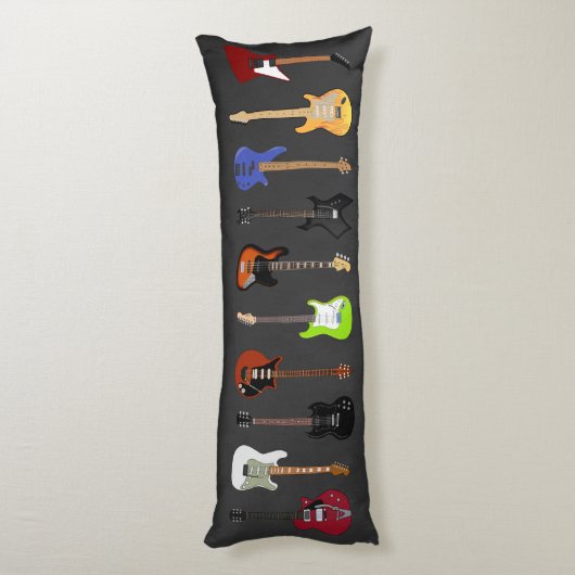 gitaren lichaamskussen (Achterkant (Verticaal))