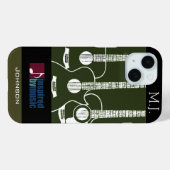Gitaren muziek-geïnspireerd grafisch Case-Mate iPhone case (Achterkant (horizontaal))