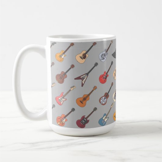Gitaren Muziekmok Koffiemok (Links)