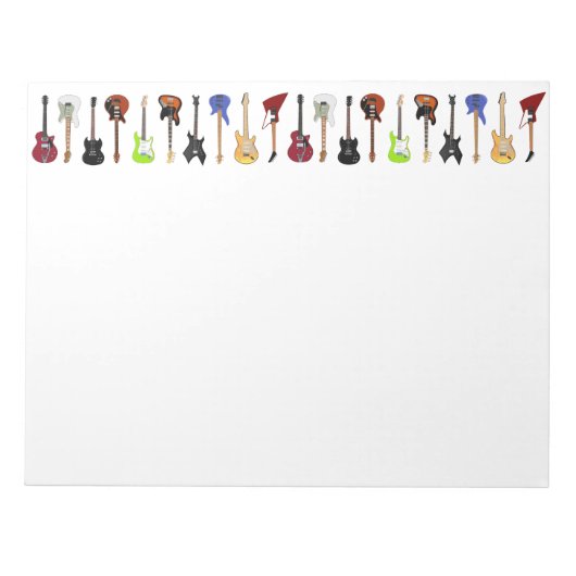 gitaren notitieblok (Voorkant)