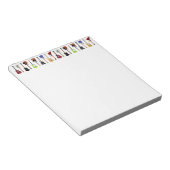 gitaren notitieblok (Schuin)