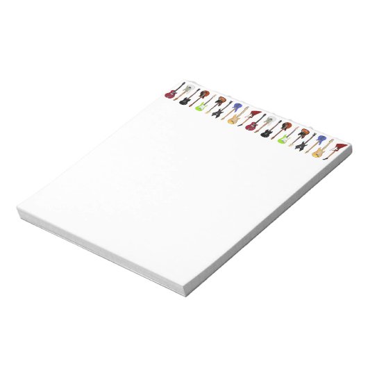 gitaren notitieblok (Linkerzijde)