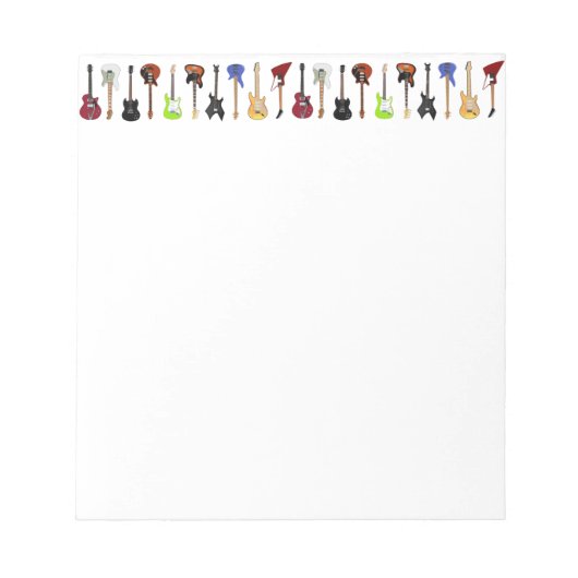 gitaren notitieblok (Voorkant)