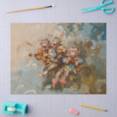 Gitaren - olieverfstijl Tissue Paper Tissuepapier (Craft)