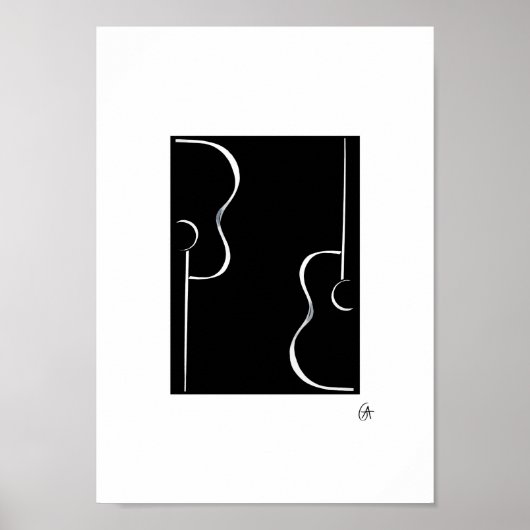 gitaren poster (Voorkant)