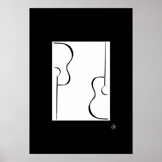 gitaren poster (Voorkant)