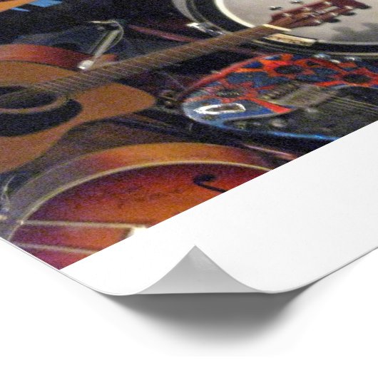 gitaren poster (Hoek)