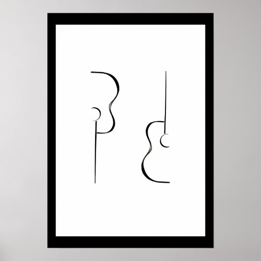 gitaren poster (Voorkant)