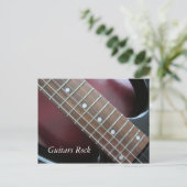 Gitaren Rocken - Elektrische Gitaar Briefkaart (Staand voorkant)