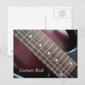 Gitaren Rocken - Elektrische Gitaar Briefkaart (Voorkant / Achterkant)