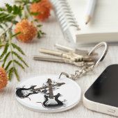 gitaren sleutelhanger (Voorkant Rechts)