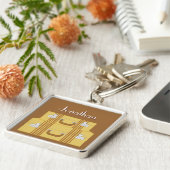 gitaren sleutelhanger (Zijkant)