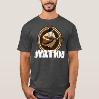 gitaren String Fling White T-shirt