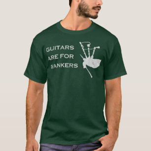 gitaren voor WankersFunny Bagpiper 1548 T-shirt