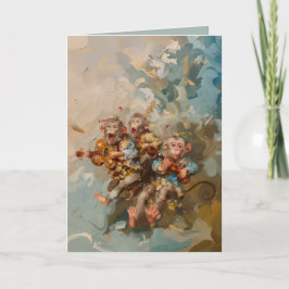 Gitaren - Vouwbare Wenskaart Kaart