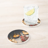 gitaren zandsteen onderzetter (Zijkant)