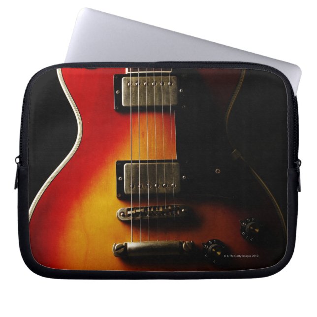 Gitarinstrumenten Laptop Sleeve (Voorkant)