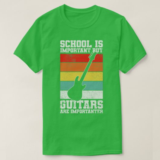 gitarist 1 t-shirt (Design voorkant)