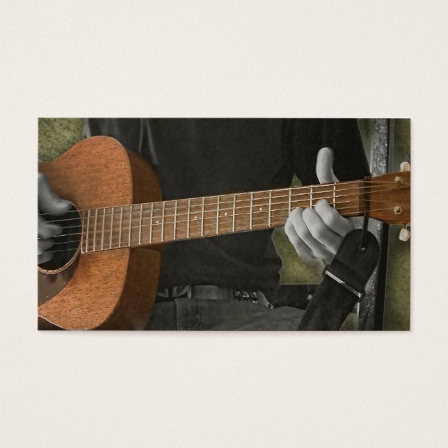 GITARIST #1 VISITEKAARTJES (Voorkant)