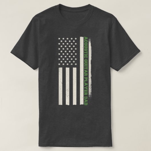 gitarist Acoustic Guitar Playe T-shirt (Design voorkant)