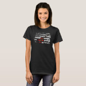 gitarist Amerikaanse vlag 28 T-shirt (Voorkant volledig)