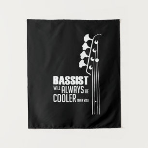 Gitarist Bassist Zal Altijd Koeler Zijn Dan Jij Ke Wandkleed