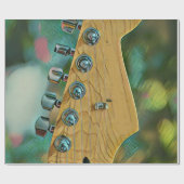 gitarist birthday gift cadeaupapier (Vlak)
