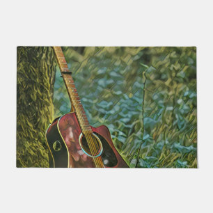 Gitarist birthday gift deurmat