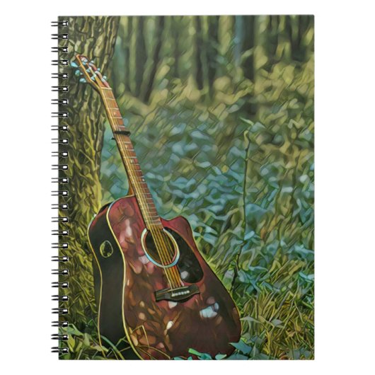 Gitarist birthday gift notitieboek (Voorkant)