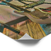 gitarist birthday gift poster (Hoek)