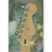gitarist birthday gift sticker (Voorkant)
