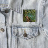 Gitarist birthday gift vierkante button 5,1 cm (In situ)
