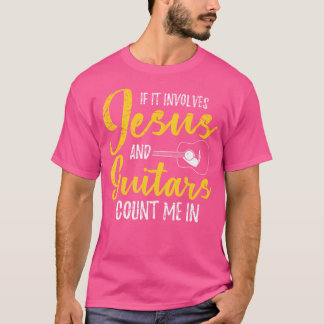 Gitarist Christelijk Jesus T-shirt